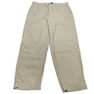 J Crew Fair Trade Cotton Khaki Trouser Pants